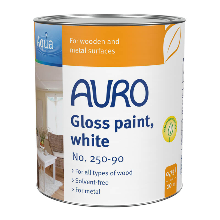 Auro White Gloss Paint 1