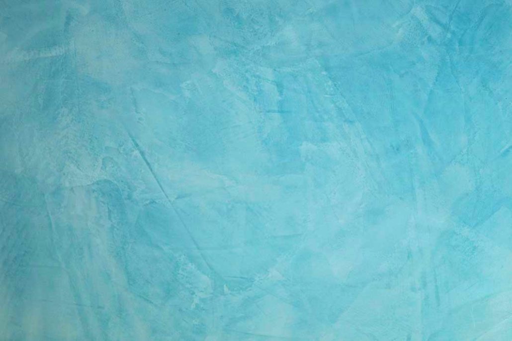 Stuc décoratif teinté Spinelle menthe # 868-B et Spinelle bleu # 863-B