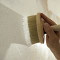 Application à la brosse ovale